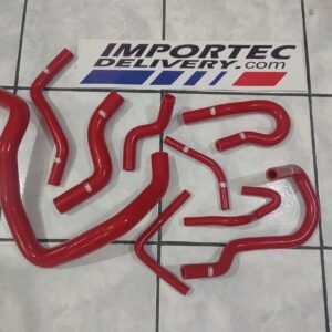 Kit de mangueras para radiador de Civic D15-D16 92-00 (9 pzas) Roja