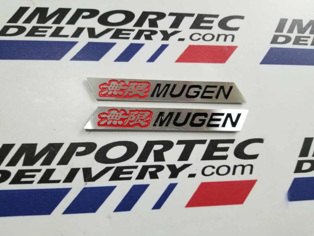 Emblema MUGEN de aluminio para cola(PAR)
