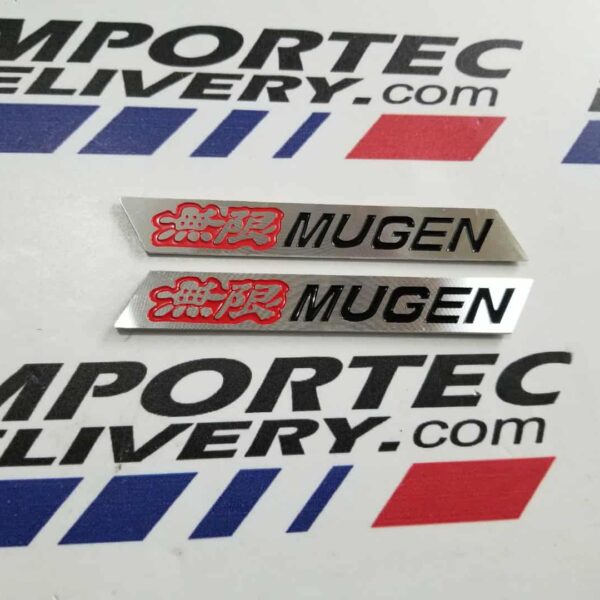 Emblema MUGEN de aluminio para cola(PAR)