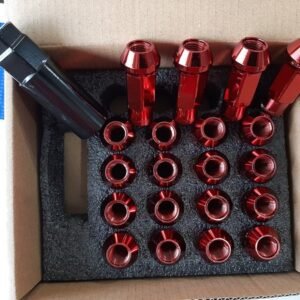 Tuercas de acero ROJAS 12x1.25