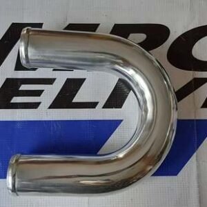 Tubo aluminio para intercooler 2" 180 grados 600mm