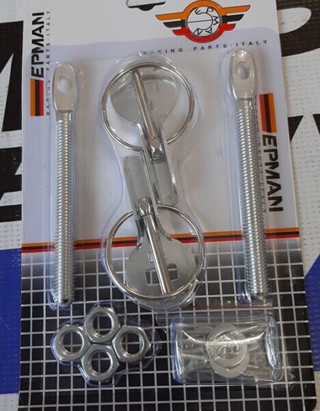 Seguros de capó EPMAN PLATEADOS