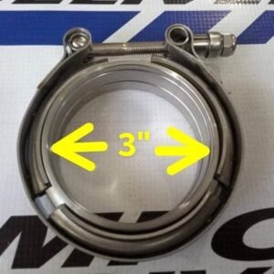 Abrazadera V-band 3" completa(con flanges)