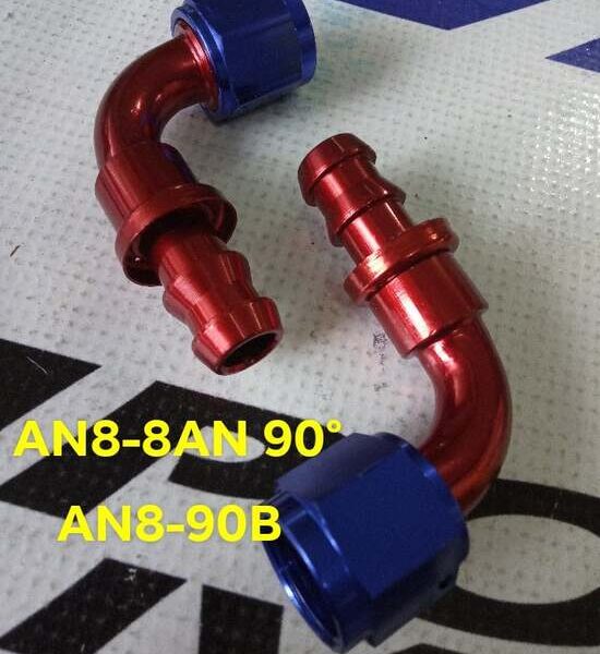Acople de aluminio AN8-90B