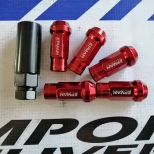 Tuercas Epman de acero ROJO 12X1.25