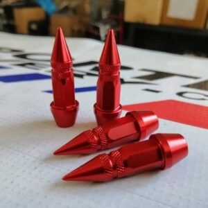Tapones para válvula de llanta de punta ROJO