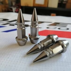 Tapones para válvula de llanta de punta PLATEADO