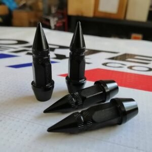 Tapones para válvula de llanta de punta NEGRO