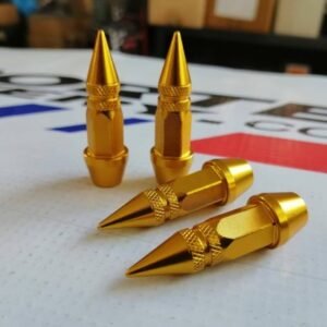 Tapones para válvula de llanta de punta DORADO