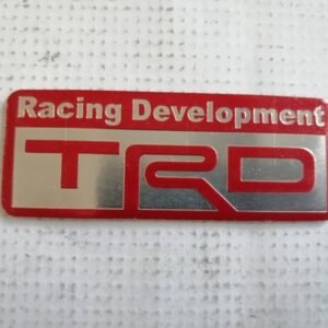 Emblema plástico TRD ROJO