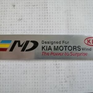 Emblema plástico de KIA MOTORS LARGO