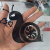 Calcomanía caracol/turbo NEGRO