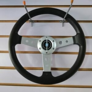 Timón plateado NARDI universal 13"