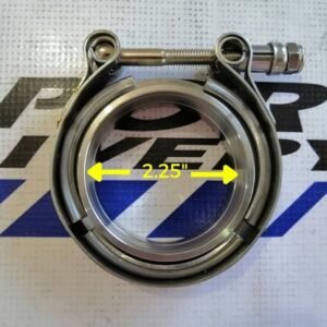 Abrazadera V-band 2.25" completa(con flanges)