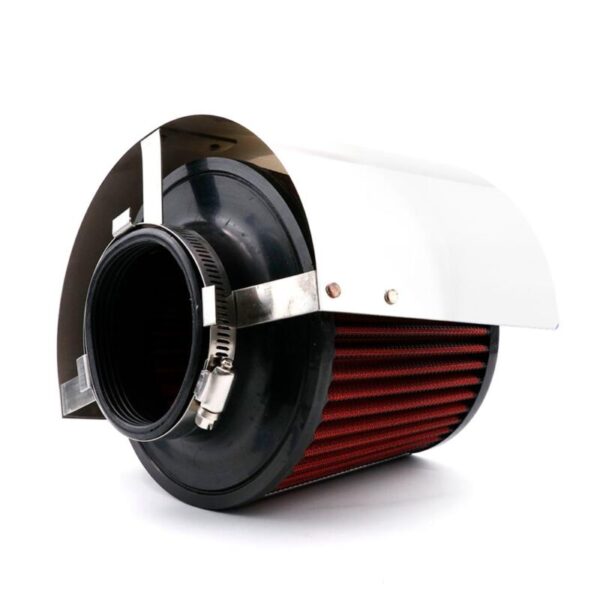 Protector (shield) contra calor para filtro de pipa PLATEADO