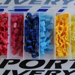 Caja de terminales/conectores variados 120 pcs