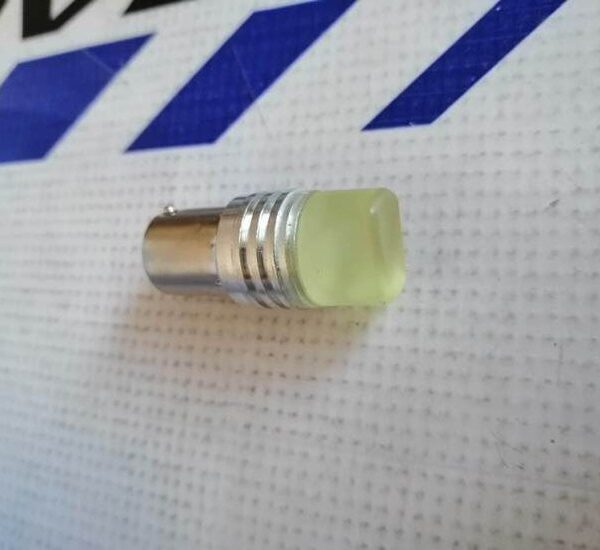 Foco 1073 de 1 contacto base metálica Ámbar cerámico/Normal