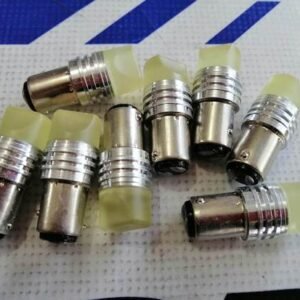 Foco 1034/1157 base metálica strobe 2 contactos ámbar cerámico