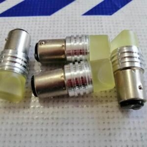 Foco 1034/1157 base metálica normal 2 contactos ámbar cerámico