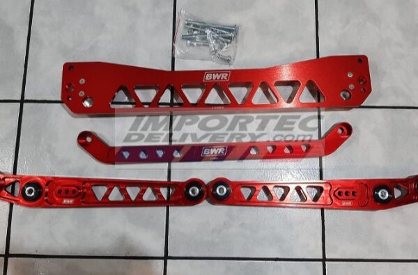Plancha+Barra+Tijeras BWR Civic EK (96-00) Roja