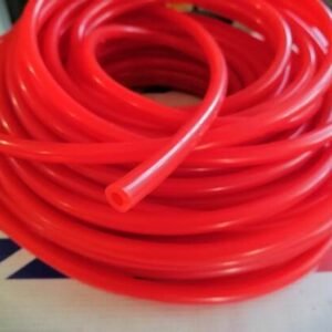 Manguera de silicón para vacío 5mm Rojo metro
