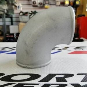 Codo a 90° de aluminio de 3"
