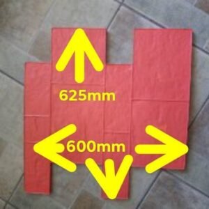 Moldes para concreto estampado 60x62.5cms