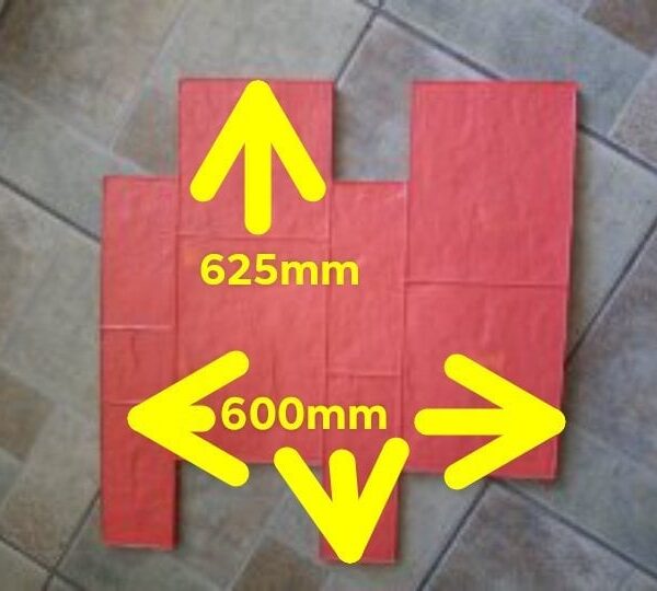 Moldes para concreto estampado 60x62.5cms