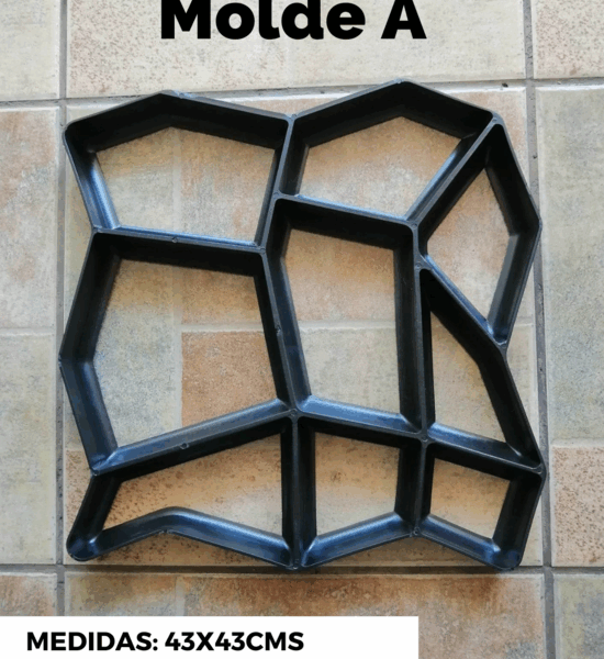 Molde plástico para concreto "A"