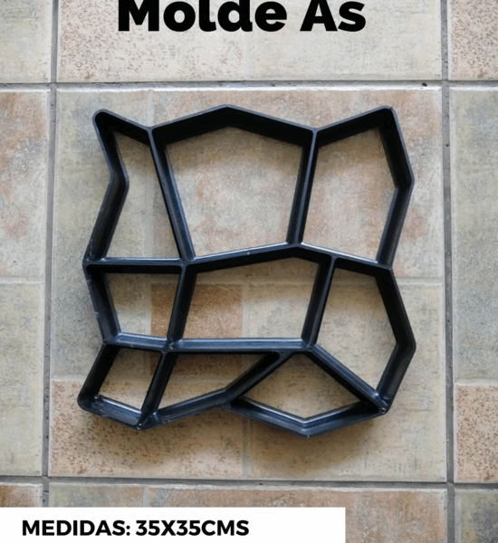 Molde plástico para concreto "AS"