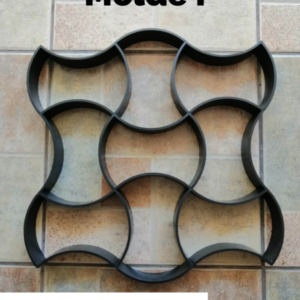 Molde plástico para concreto "I"