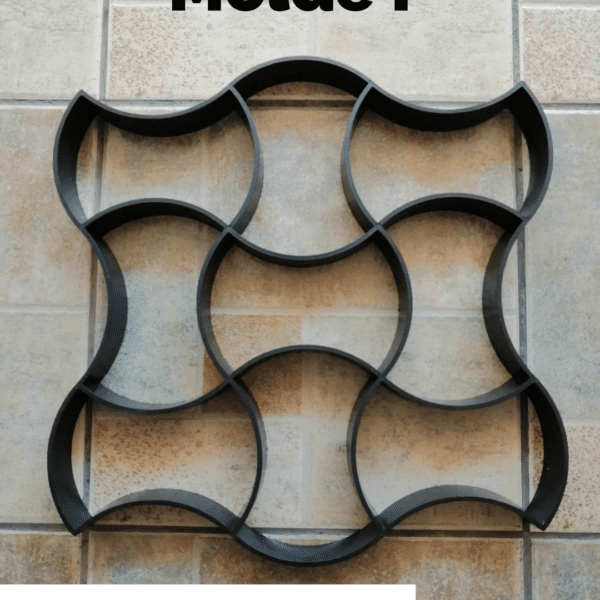 Molde plástico para concreto "I"