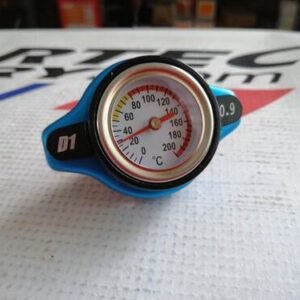 Tapón de radiador con termómetro 0.9 tipo botón
