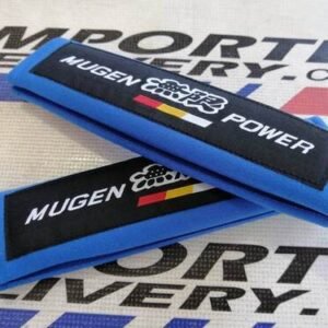 Almohadilla para cinturón de seguridad MUGEN AZUL