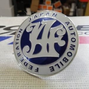 Emblema plástico para parrilla JAF AZUL