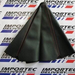 Botas(polveras) negra con costura roja