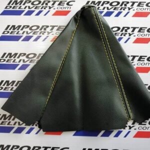 Botas(polveras) negra con costura amarilla