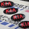 Emblema rojo KIA 7.5x15cms - Image 3