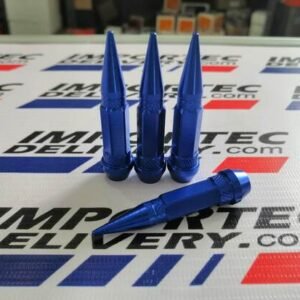 Tapones para válvula de llanta de punta 6cms AZUL