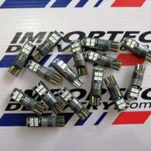 Foco T10 led normal de 10smd Azul (No polaridad / Canbus)