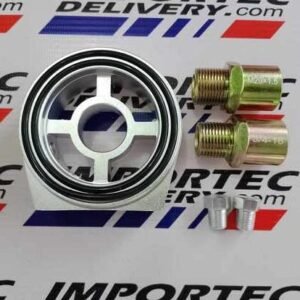 Oil Sandwitch Plate / Adaptadores para líneas de aceite ó sensores Plateado (sandwich plate)