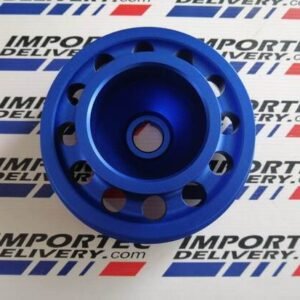 Polea cigueñal D15-16 aluminio Azul