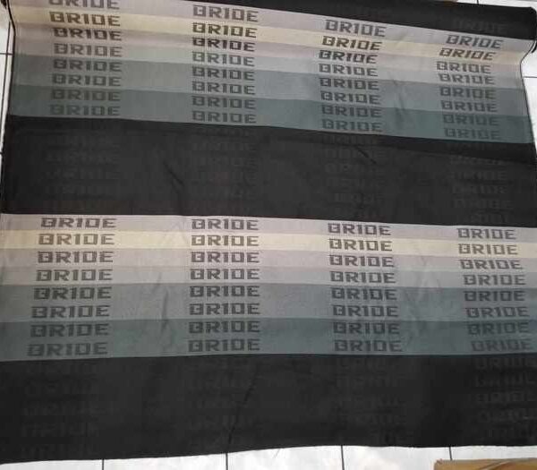 Tela BRIDE Negro con gris graduación 1mx1.70mts