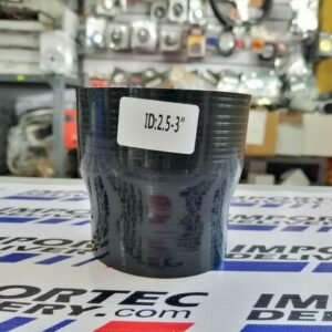 Acople SAMCO negro 63mm 2.5" - 76mm 3" recto