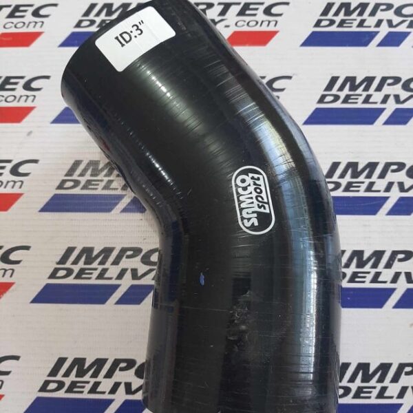 Acople 3" 45 grados SAMCO negro