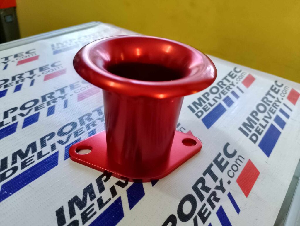 Trompeta roja para admisión (air velocity horn)