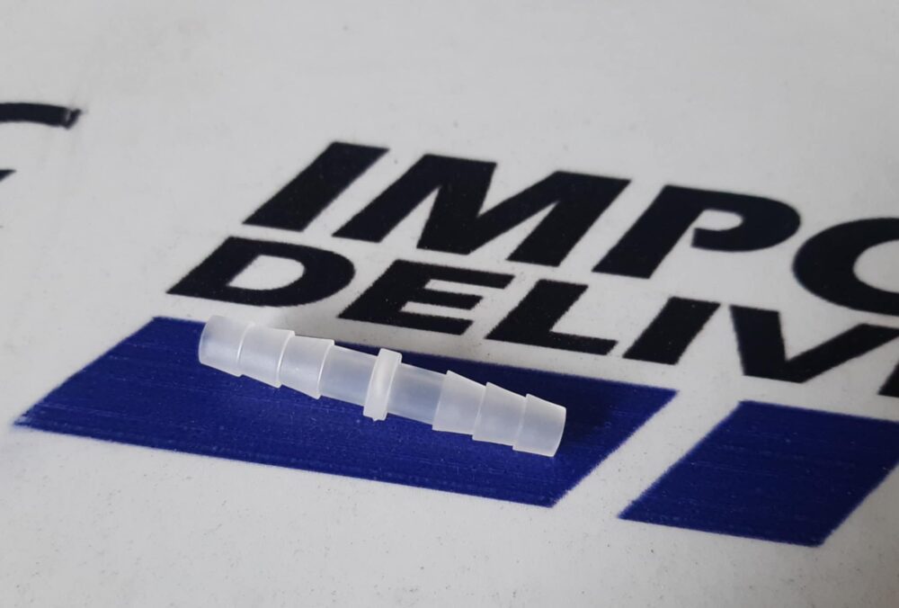 Unión plástica recta de 5mm