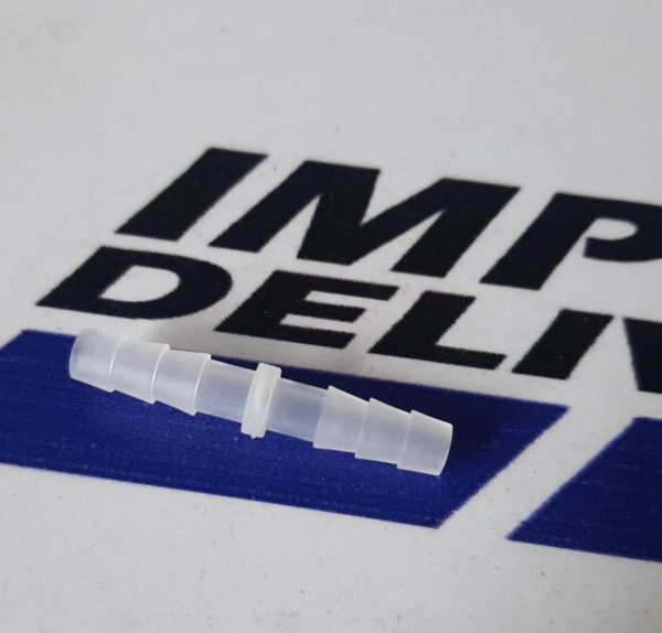 Unión plástica recta de 5mm