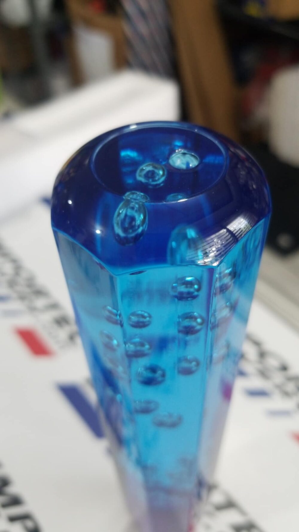 Pomos acrílicos universales 25cms azul #2 (Hexa.) - Image 2