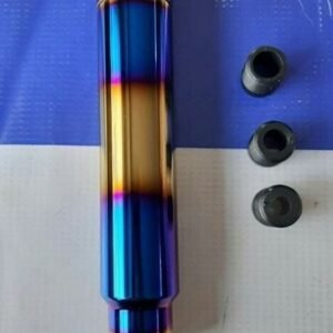 Pomo burnt blue 18 cms aluminio